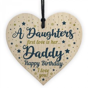 Birthday Card Ideas For Dad From Daughter Daddy Gifts From Daughter Dad Birthday Gifts Wood Heart Dad Card