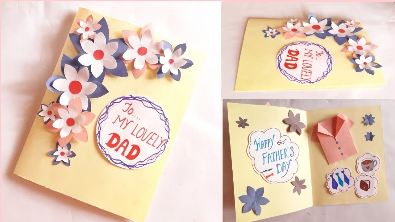 Birthday Card Ideas For Dads Greeting Card Idea For Dad Fathers Day Fathers Birthday