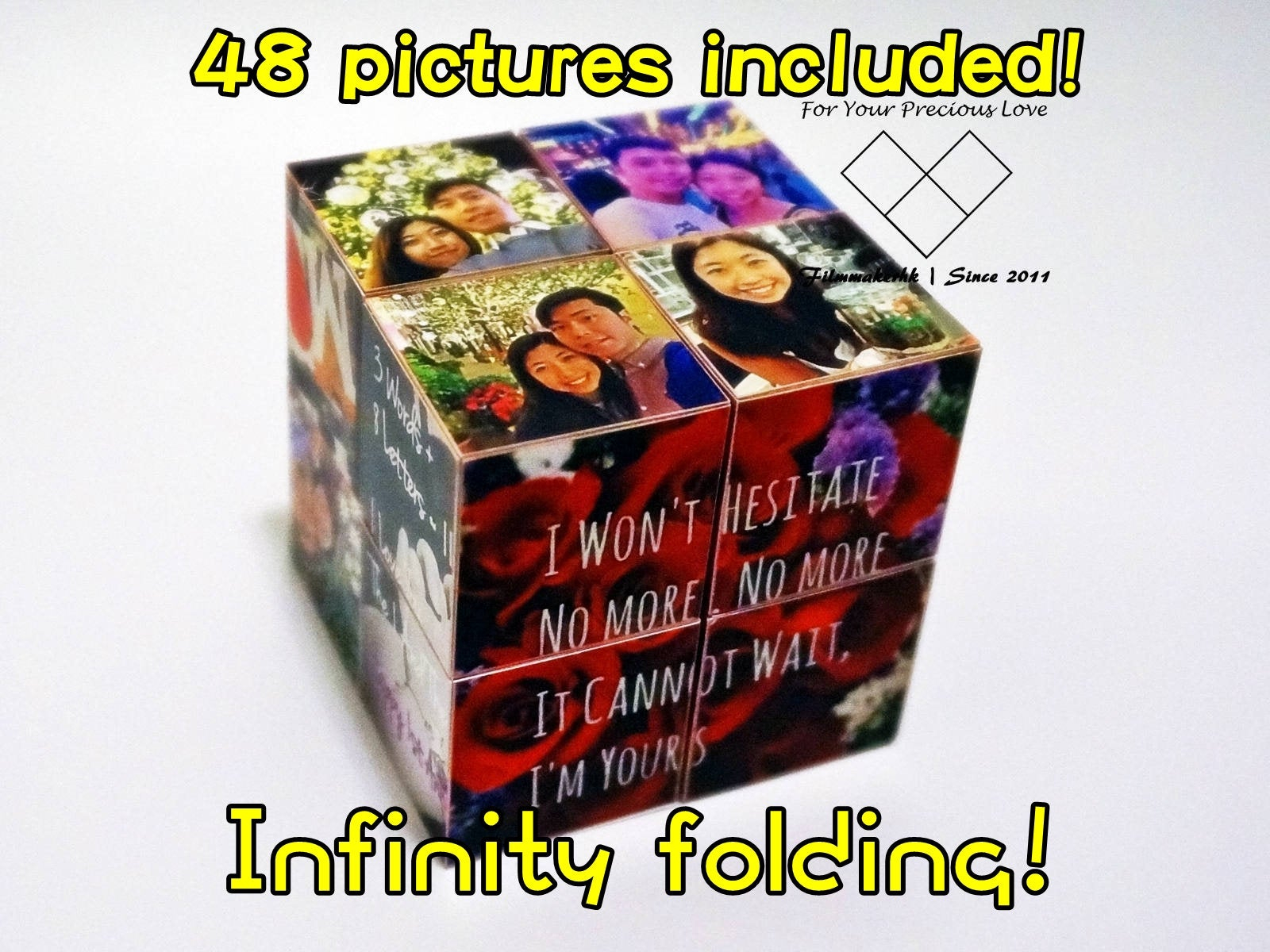 Birthday Card Ideas For Girlfriend Christmas Birthday Card Gift For Girlfriend Boyfriend Personalized Magic Block Infinity Photo Cube Custom Picture Puzzle Name Xmas Friend
