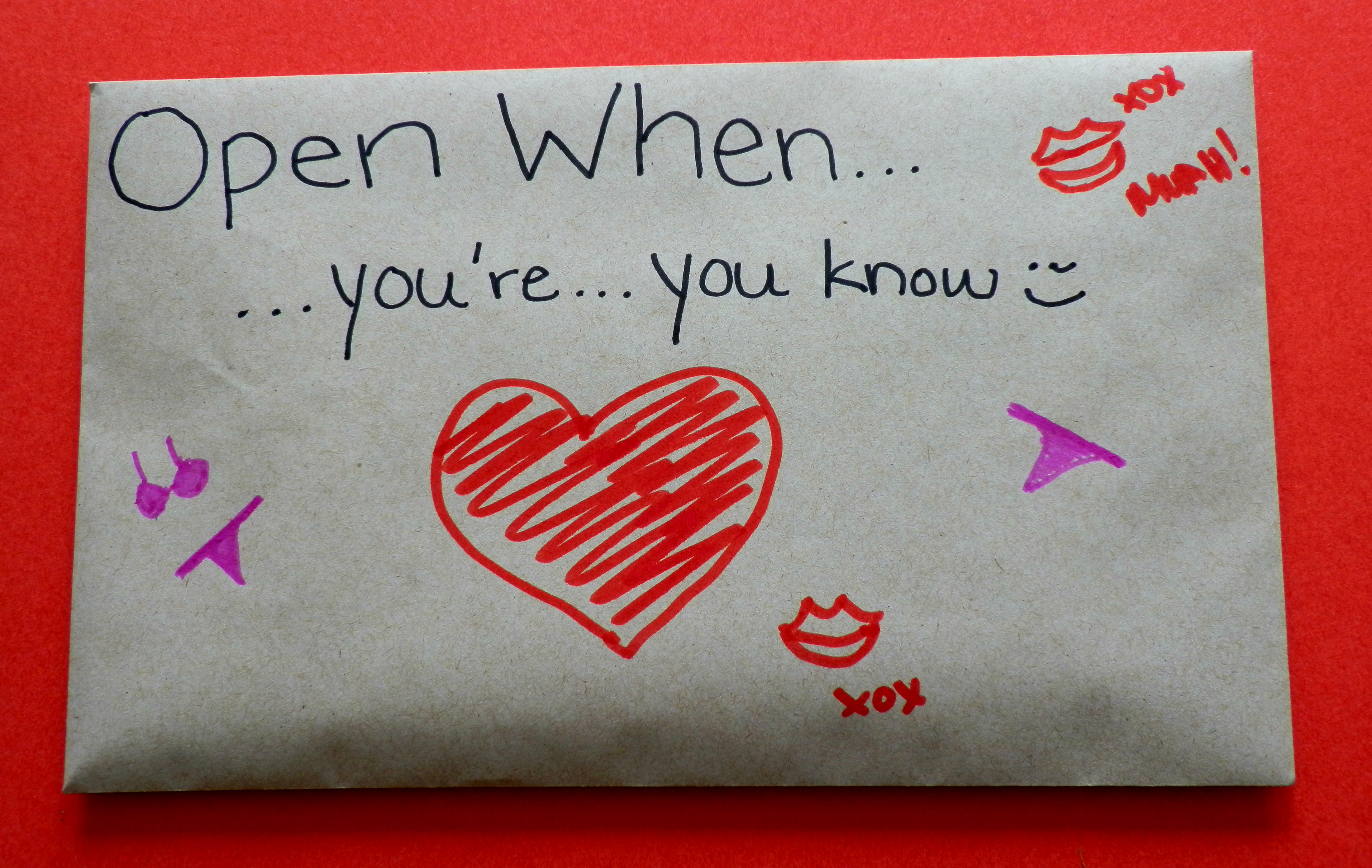 Birthday Card Ideas For Girlfriend Open When Envelope Ideas Ldr13