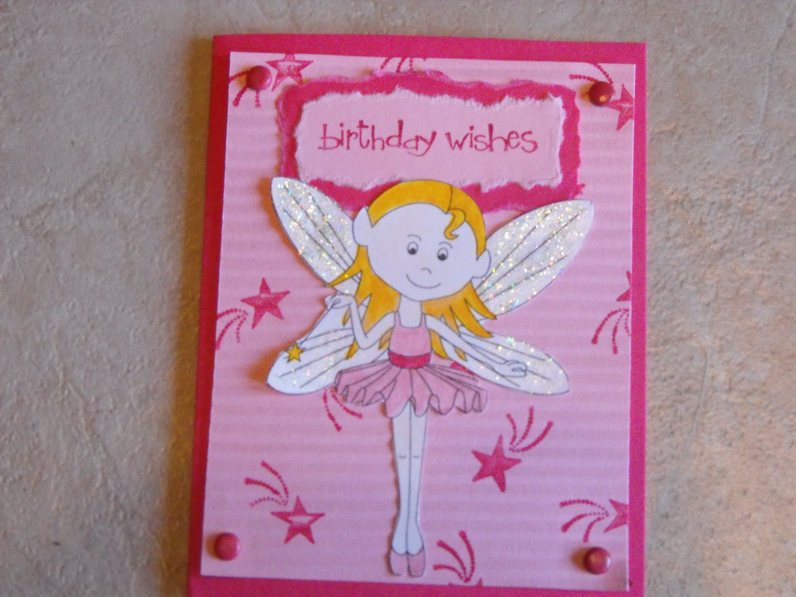 Birthday Card Ideas For Girls Handmade Cards Ideas Birthday Fairy Card