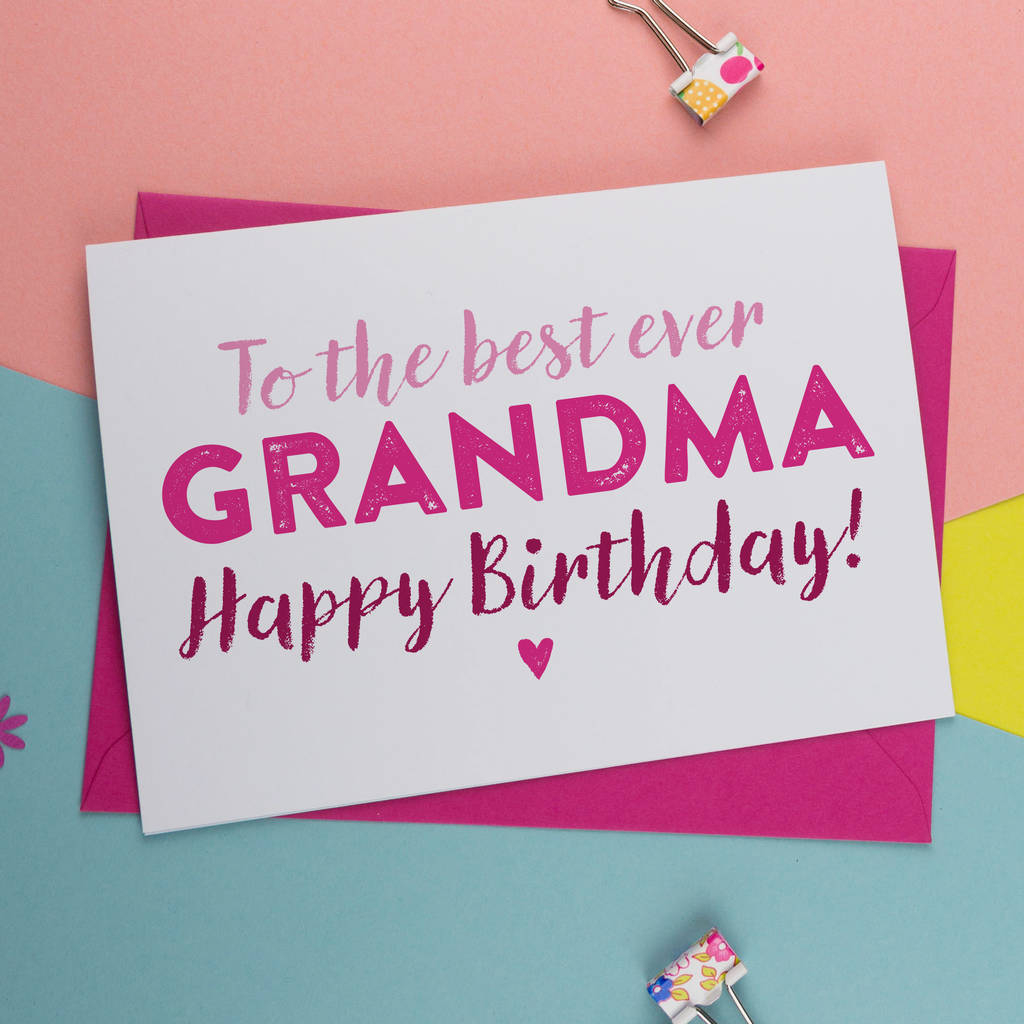 Birthday Card Ideas For Grandma Birthday Card For Gran Nan Nanny Granny Grandma
