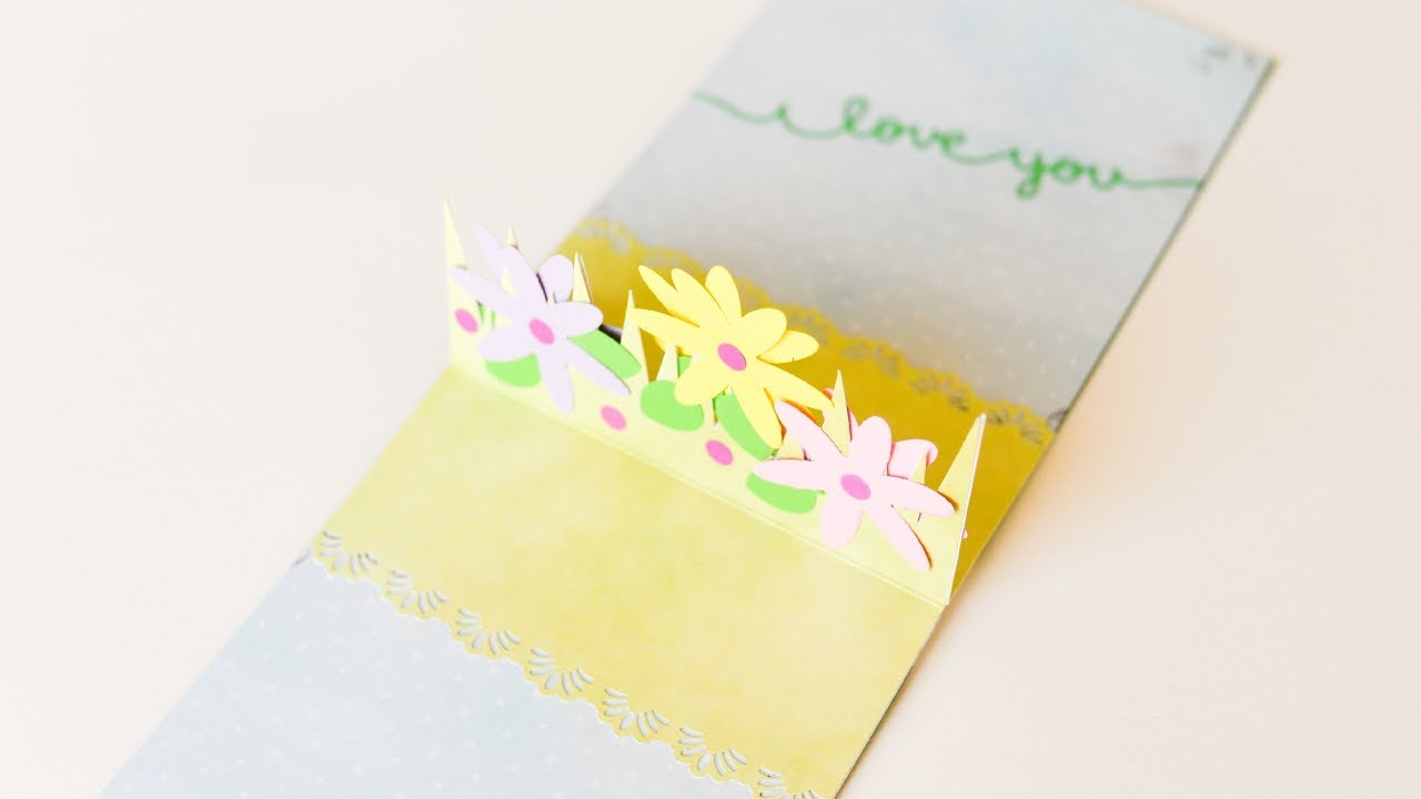 Birthday Card Ideas For Grandma How To Make Pop Up Card For Mom Grandma Birthday Gift Step Step Diy Kartka Dla Mamy Babci