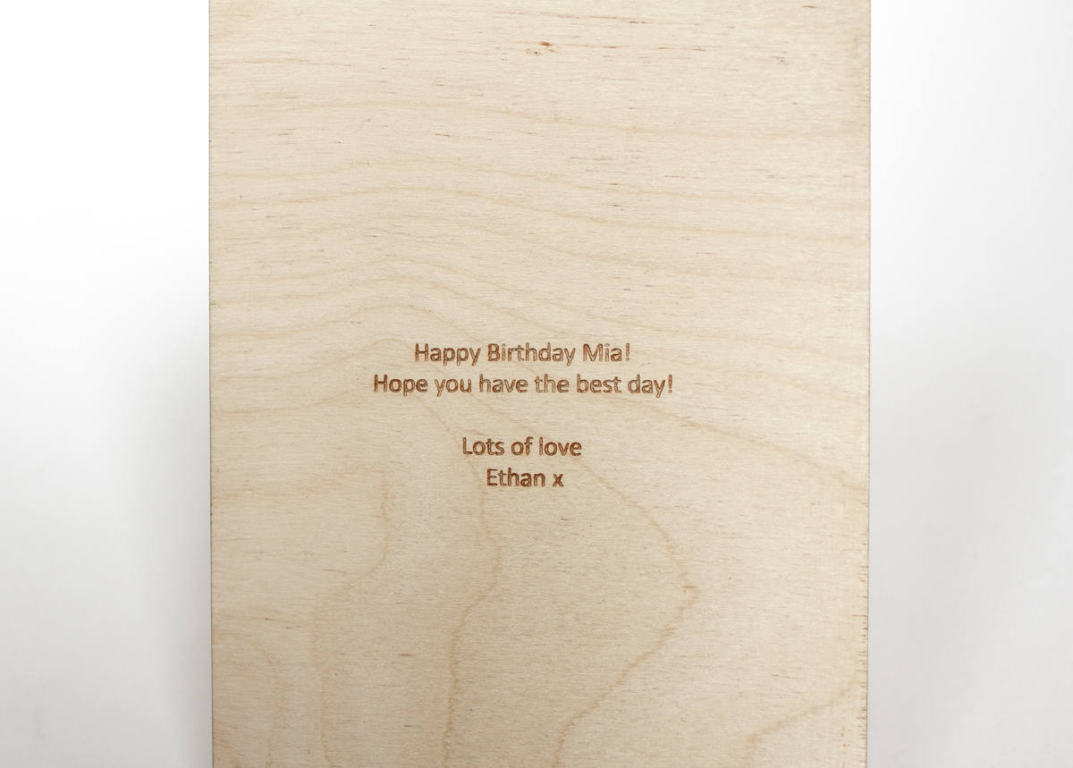 Birthday Card Ideas For Him Yay Wooden Cut Out Celebration Card