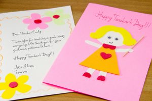 Birthday Card Ideas For Kids To Make How To Make A Homemade Teachers Day Card 7 Steps With Pictures