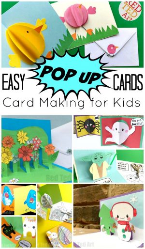Birthday Card Ideas For Teachers Easy Pop Up Card How To Projects Red Ted Art