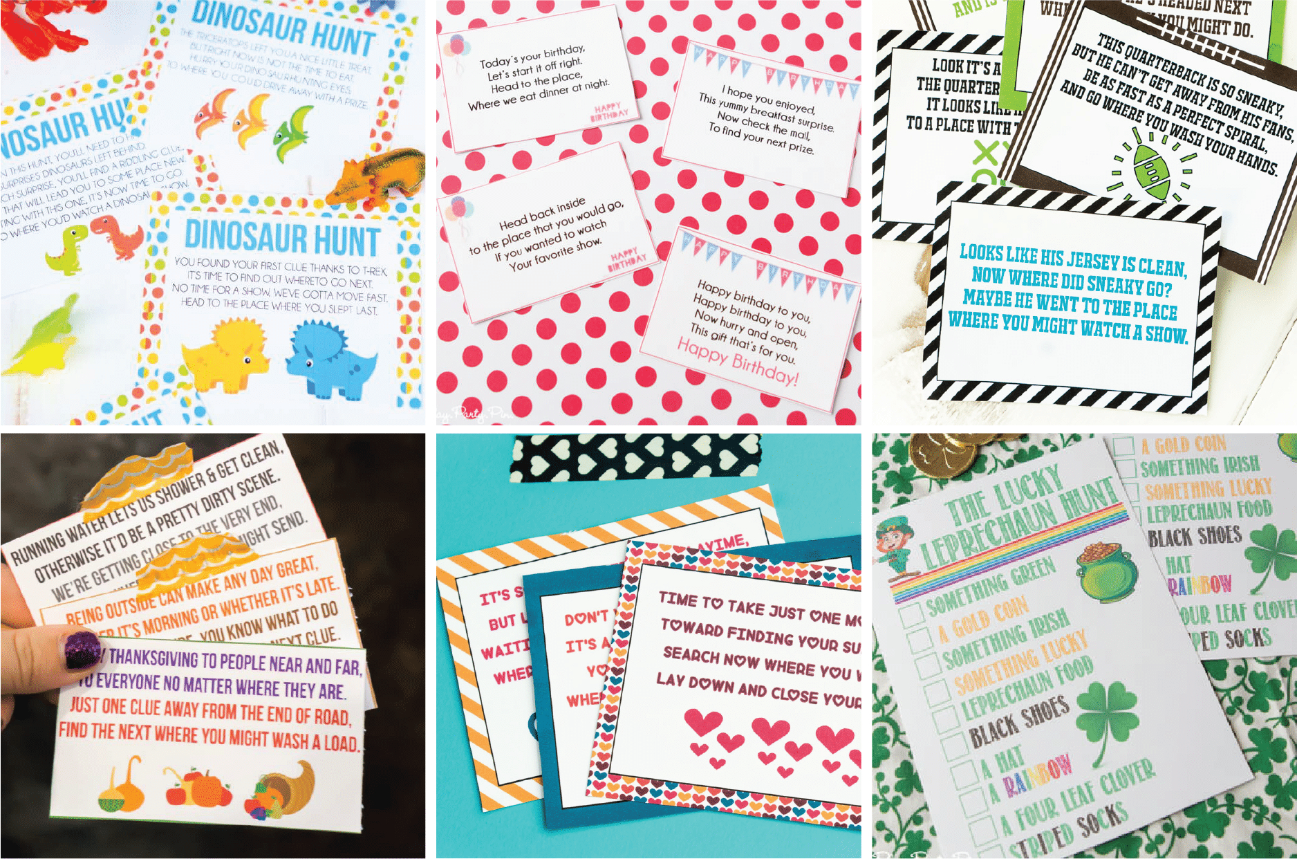 Birthday Card Ideas For Teenage Girl Awesome Scavenger Hunt Ideas For All Ages Play Party Plan