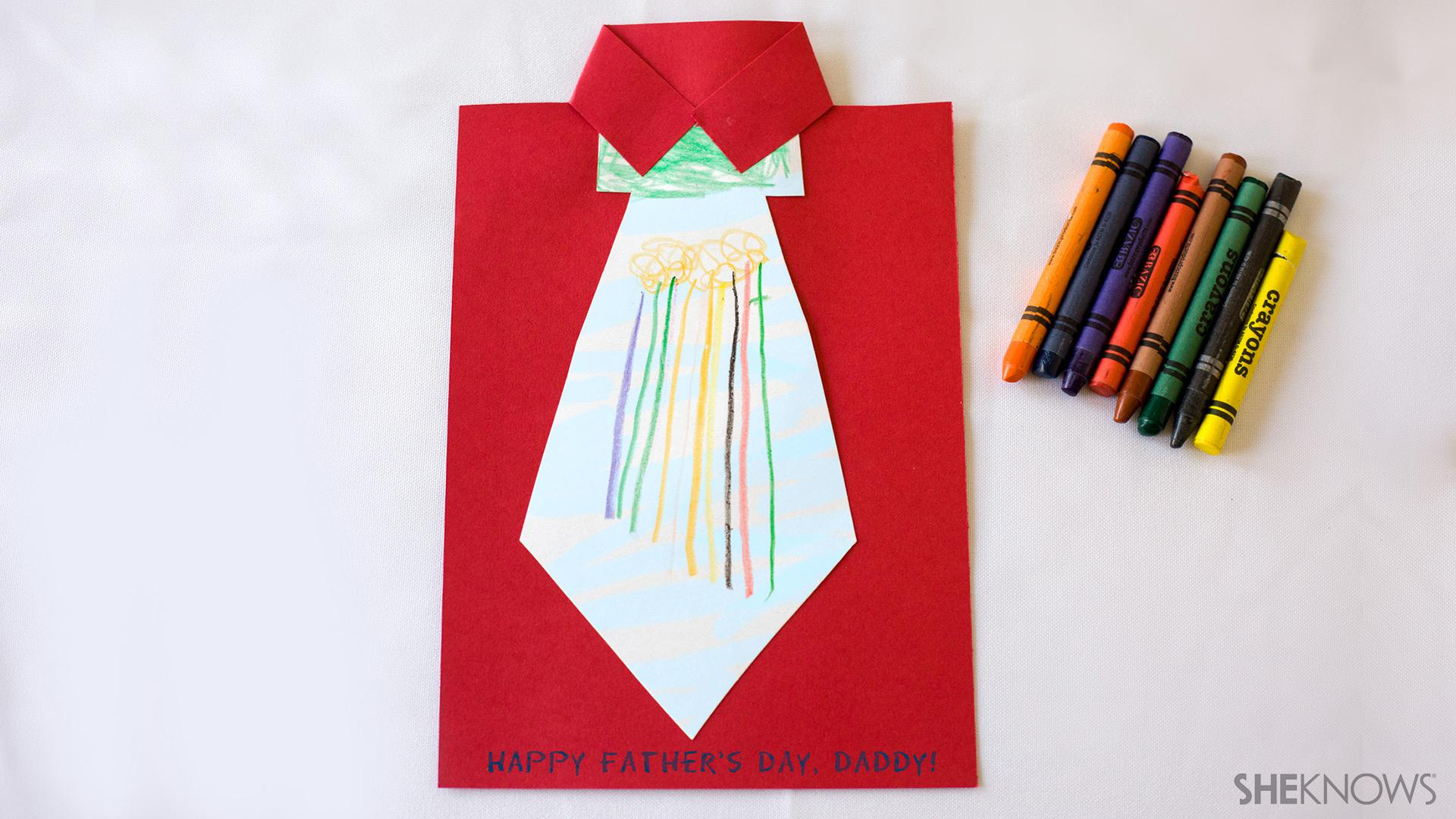 Birthday Card Ideas For Toddlers To Make Diy Fathers Day Card Ideas Sheknows