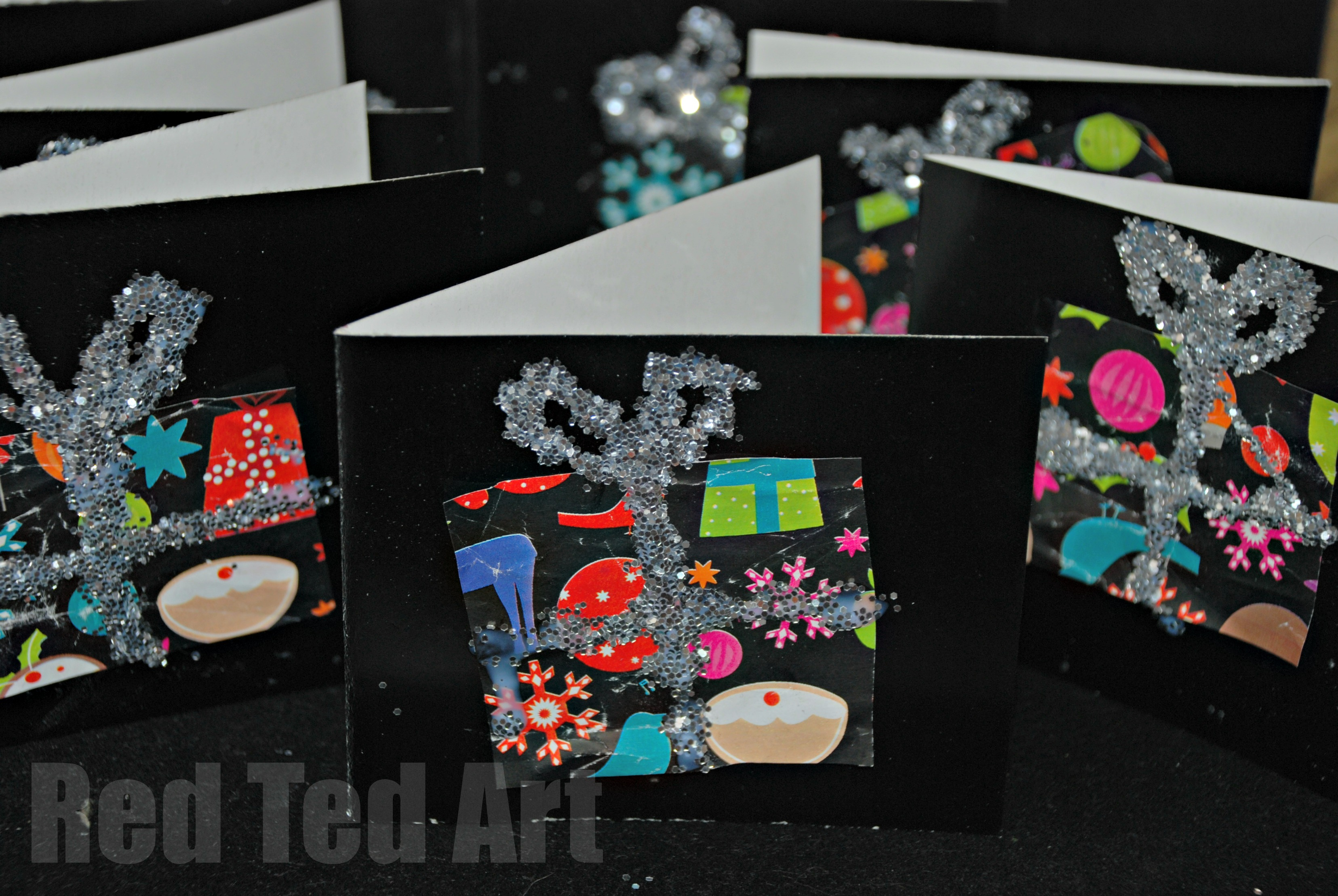 Birthday Card Ideas For Toddlers To Make Kids Get Crafty Recycled Christmas Or Birthday Thank Yous Red