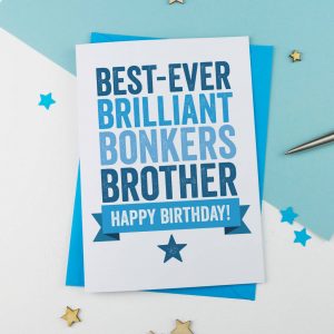 Birthday Card Ideas For Uncle Personalised Birthday Card For Brother