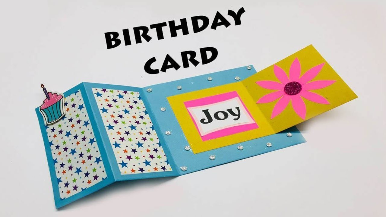 Birthday Card Ideas How To Make Happy Birthday Card Birthday Card Ideas Greeting Cards