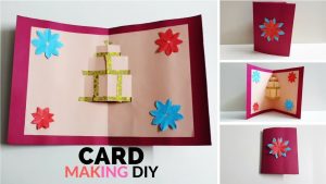 Birthday Card Making Ideas For Husband Diy Handmade Flower Card Beautiful Handmade Birthday Card Idea For Husband Boyfriend