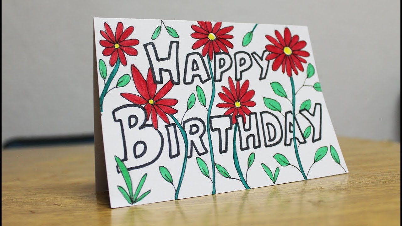 Birthday Cards Design Ideas Beautiful Birthday Card For Mom Handmade Card Design Ideas