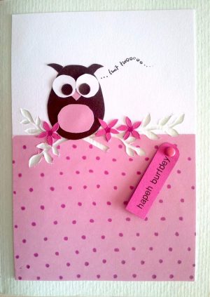 Birthday Cards For Sister Ideas Owl Embellishment Sister Birthday Card Design Idea Lovely Birthday