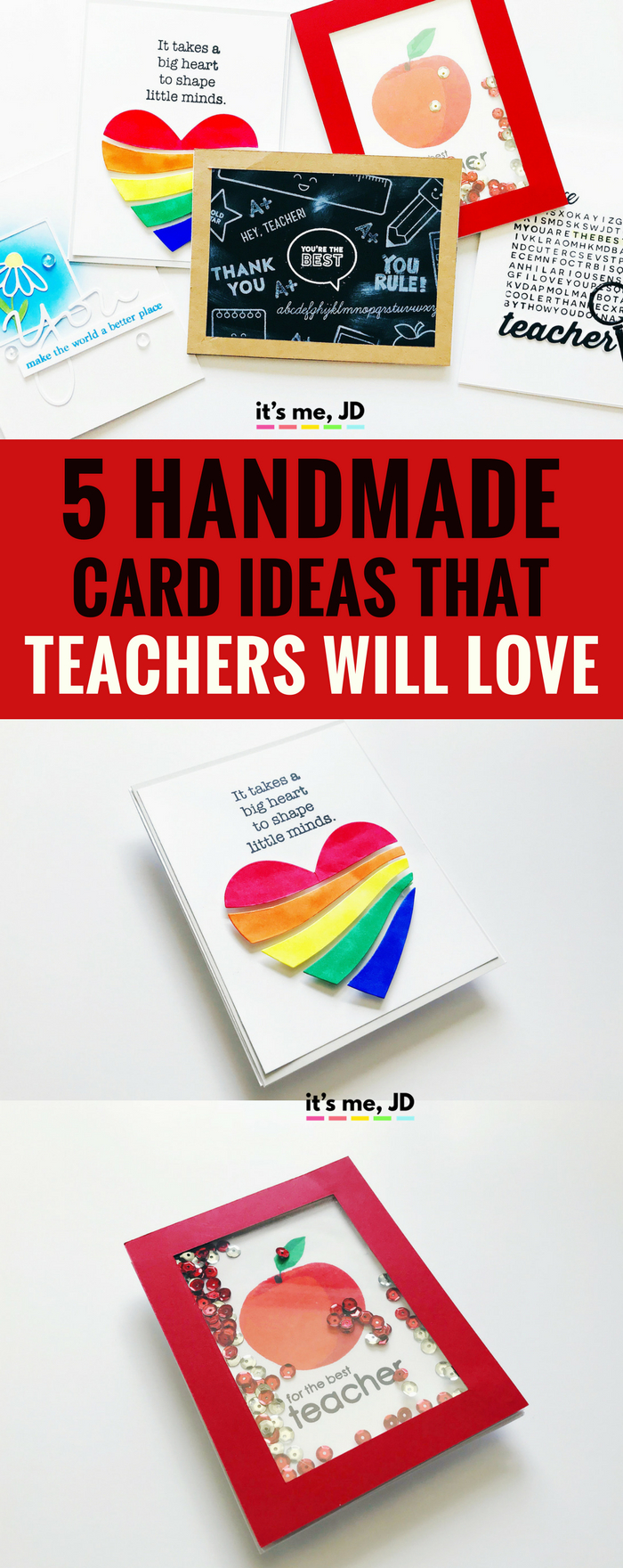 Birthday Cards For Teachers Ideas 5 Handmade Card Ideas That Teachers Will Love