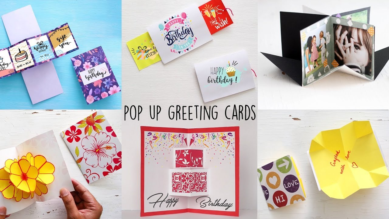Birthday Cards Handmade Ideas Recyclables Blog 6 Easy Handmade Greeting Cards Pop Up Cards