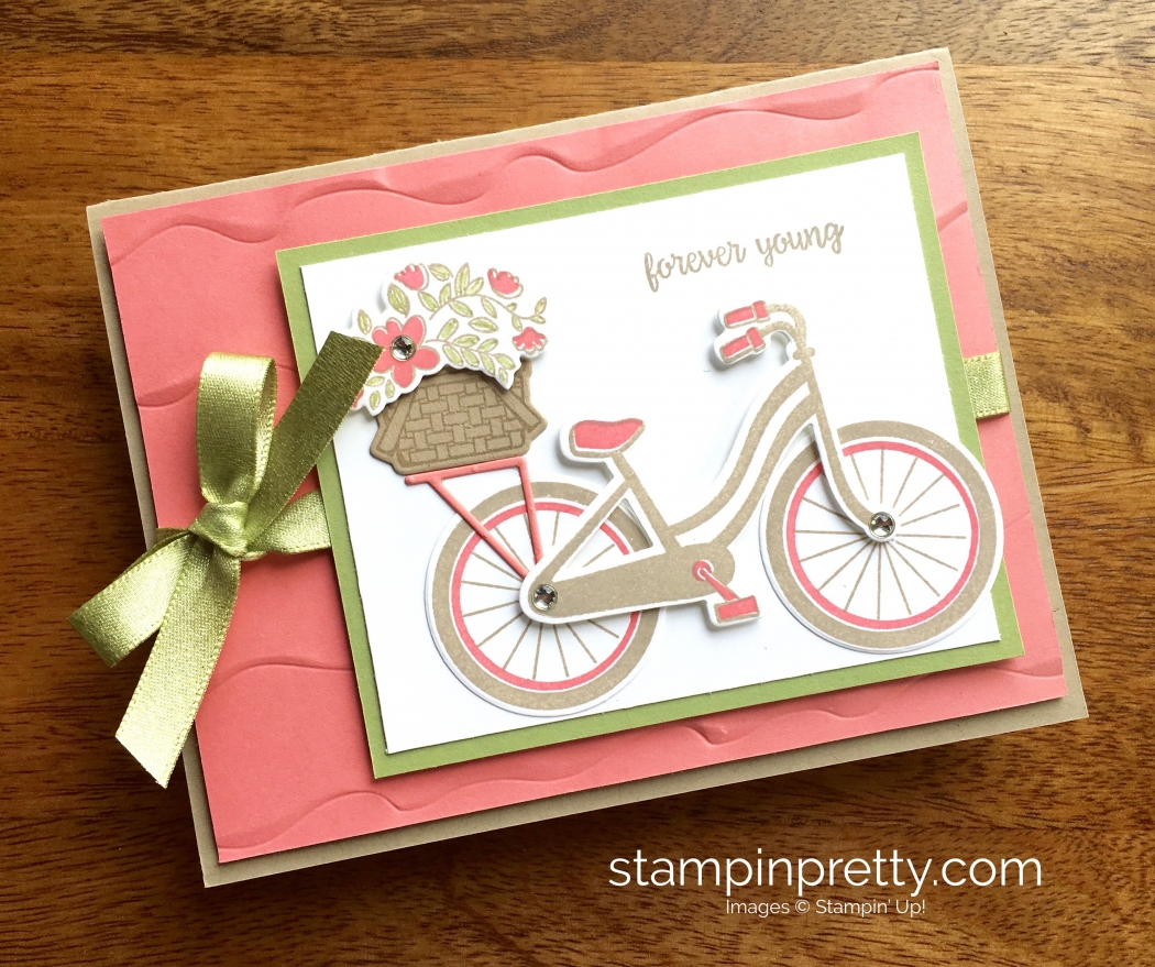 Birthday Cards Idea Beautiful Bike Ride Birthday Card Idea Stampin Pretty