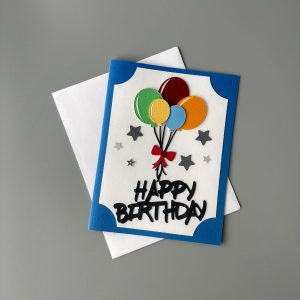 Birthday Cards Ideas For Friends Birthday Card With Balloons Friend Birthday Card Happy Birthday Greeting Cards Cute Birthday Card Handmade Cards Kids Birthday Card