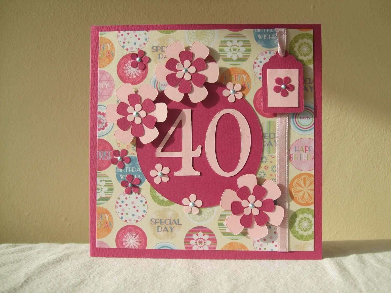 Birthday Cards Ideas For Friends Handmade 40th Birthday Card Ideas Special Flower Handmade 3d Cards