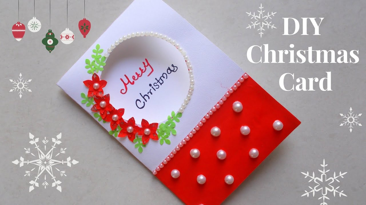 Birthday Cards Ideas For Kids Diy Christmas Greeting Cardhow To Make Christmas Card Simple And Easy Christmas Card For Kids