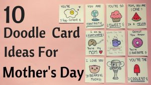 Birthday Cards Ideas For Mom Diy Mothers Day Pun Doodling Cards Birthday Cards For Mom