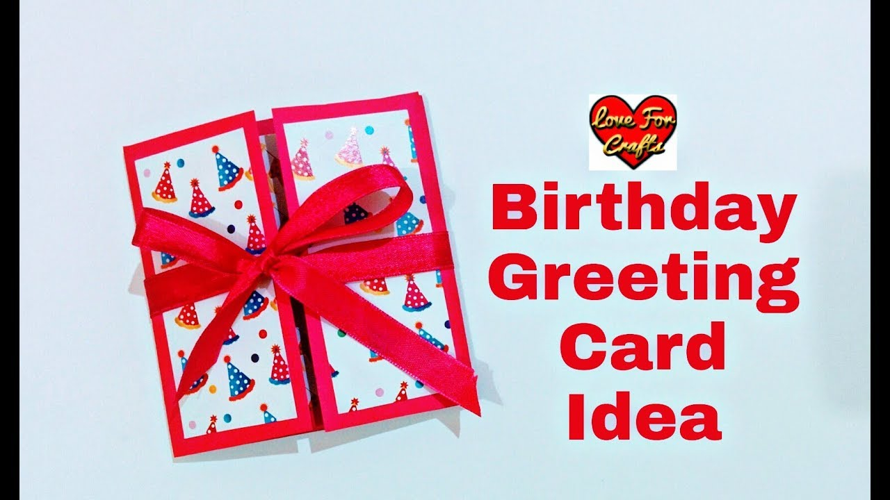 Birthday Gift Card Ideas Birthday Gift Idea Handmade Birthday Greeting Card For Friends