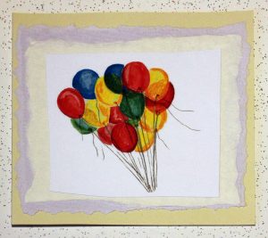 Card Design Ideas For Birthdays Balloon Design Greetings Card Handmade Card