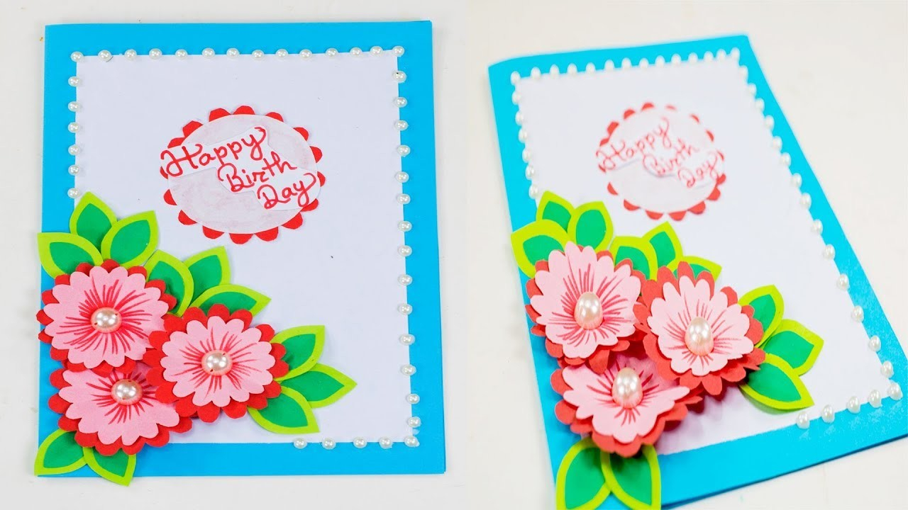 Card Design Ideas For Birthdays Beautiful Handmade Birthday Card Idea Greeting Cards Latest Design