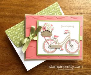 Card Ideas Birthday Beautiful Bike Ride Birthday Card Idea Stampin Pretty