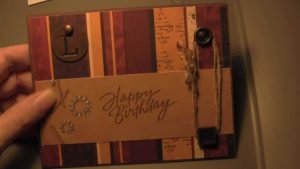 Card Ideas For Mens Birthday Simple Masculine Handmade Birthday Card
