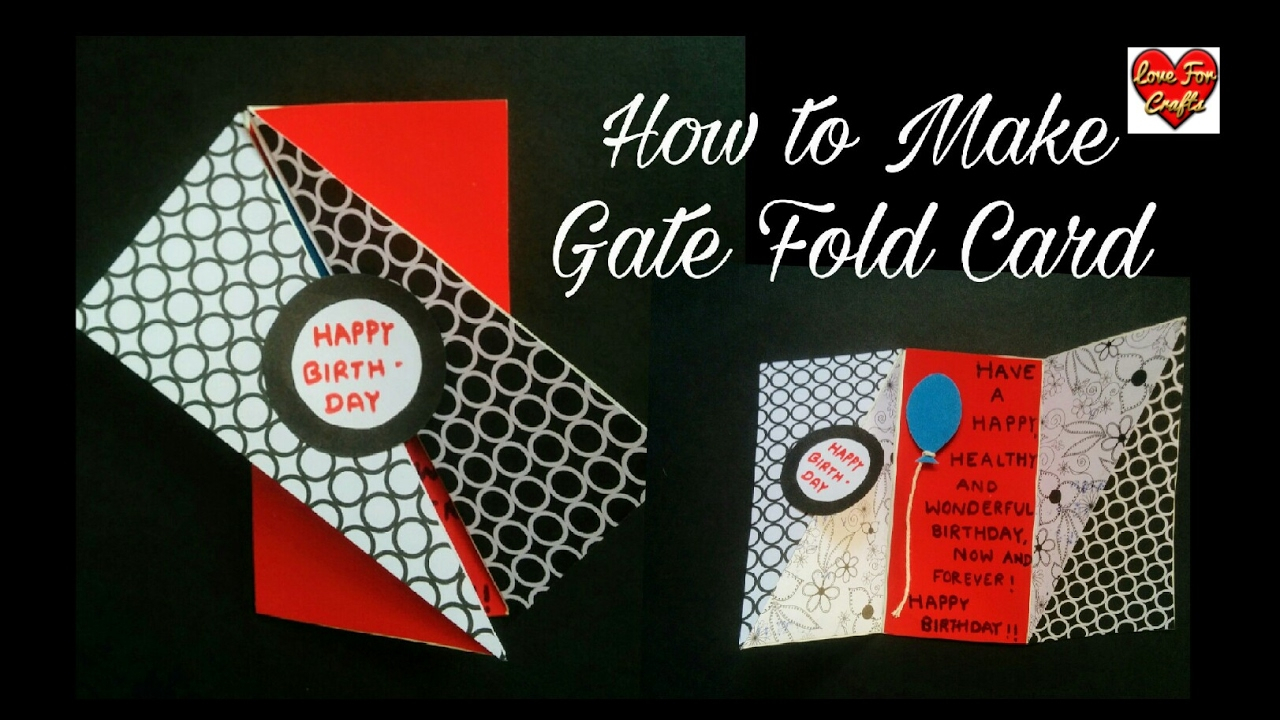 Card Making Ideas For Friends Birthday Birthday Card For Best Friend Diy Gate Fold Card