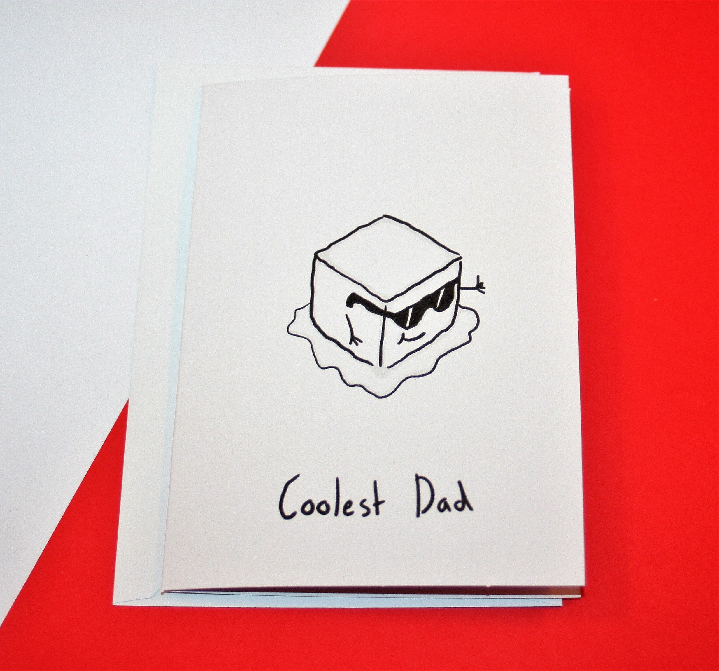 Cool Card Ideas For Birthdays Coolest Dad Card Fathers Day Card Fun Card Cool Card