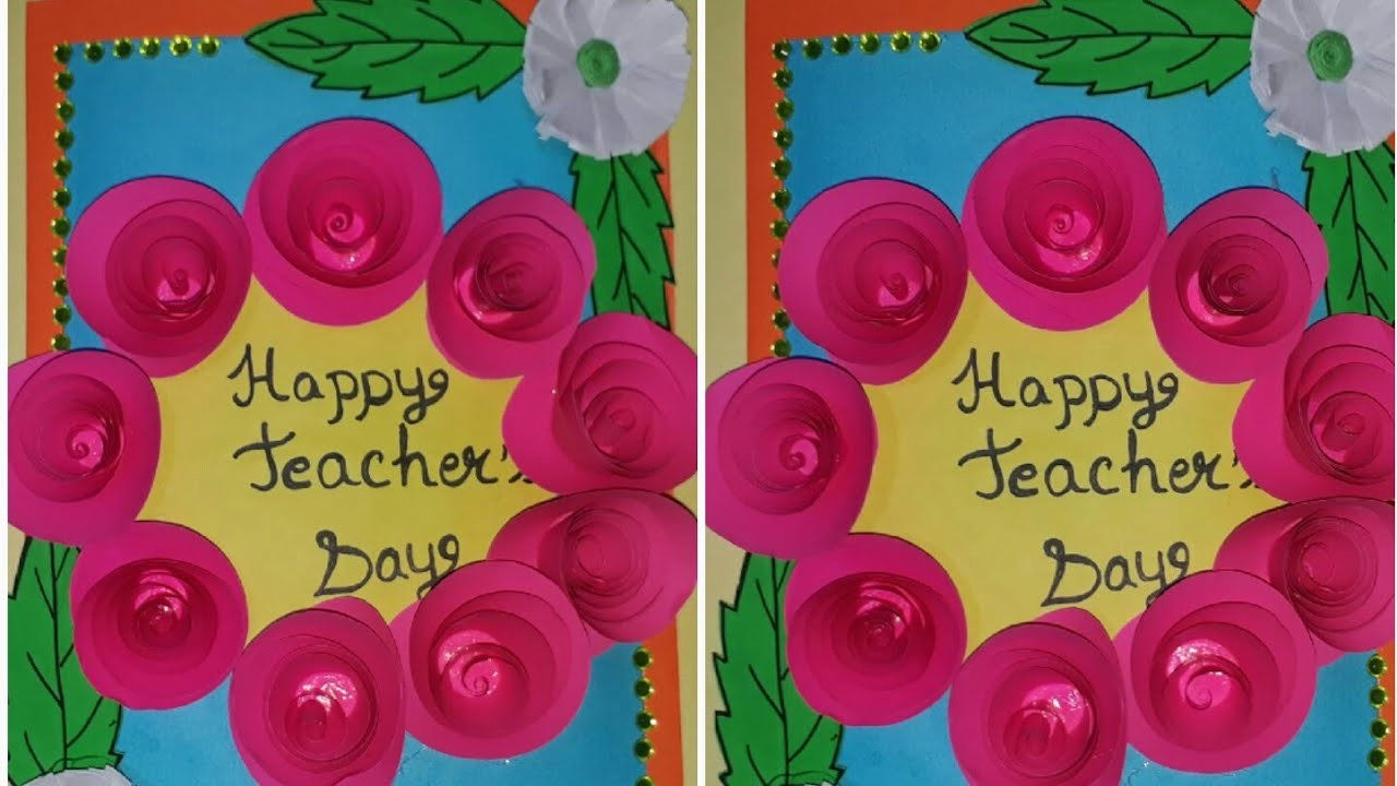 Craft Ideas For Birthday Cards Teachers Day Cardhappy Birthday Cardbirthday Card Ideasteachers
