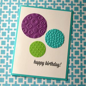 Creative Ideas For Birthday Card Making Embossed Birthday Card Think Crafts Createforless