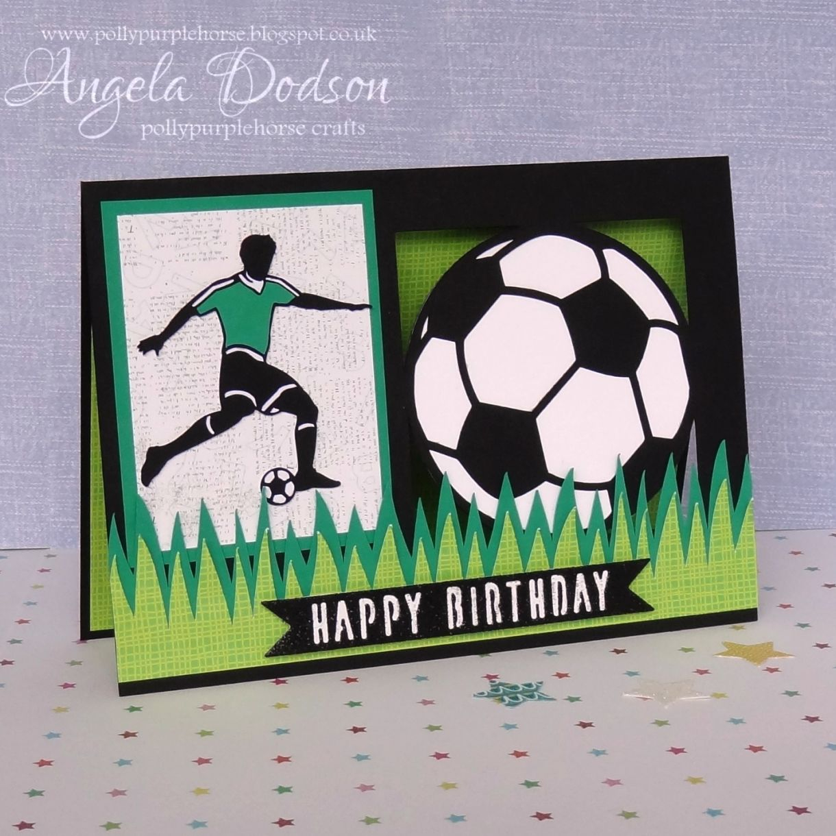 Cricut Birthday Card Ideas Make A Football Themed Birthday Card