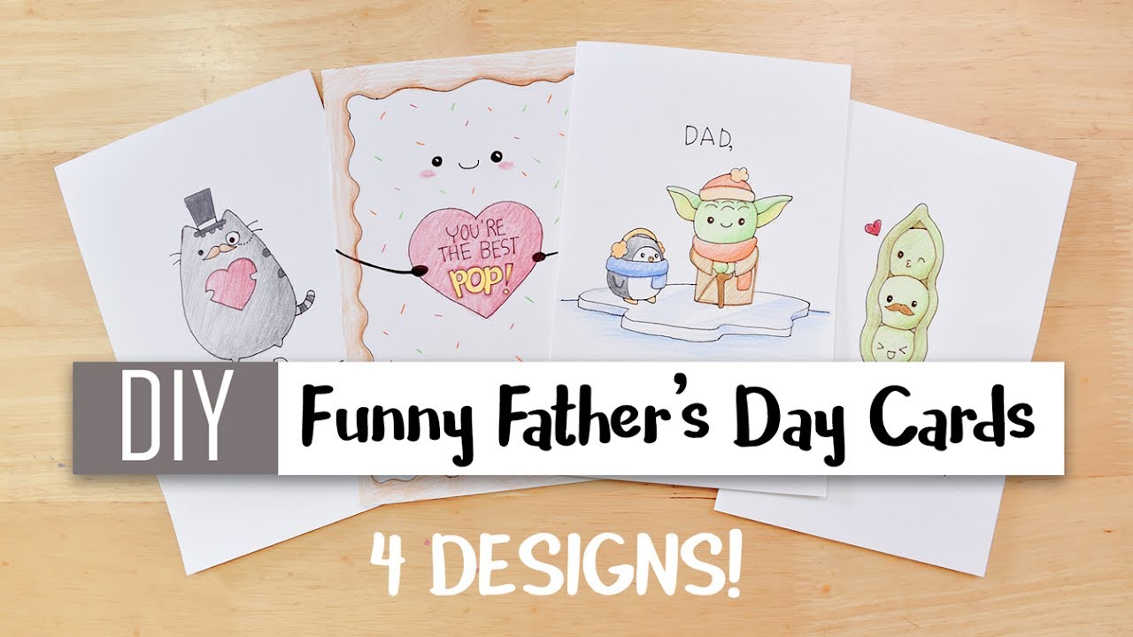 Cute Birthday Card Ideas For Dad Diy Funny Fathers Day Cards Easy 4 Cute Puns Card Ideas For Dad