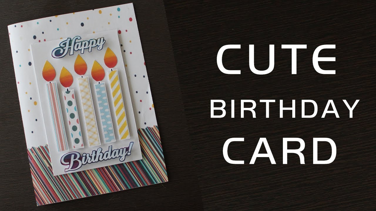 Cute Birthday Card Ideas For Friend A Cute Happy Birthday Card For Boyfriendgirlfriendbest Friend Birthday Card Making Ideas
