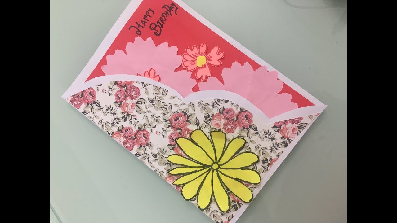 Cute Card Ideas For Birthday Handmade Birthday Carddiy Birthday Greeting Card Ideascute