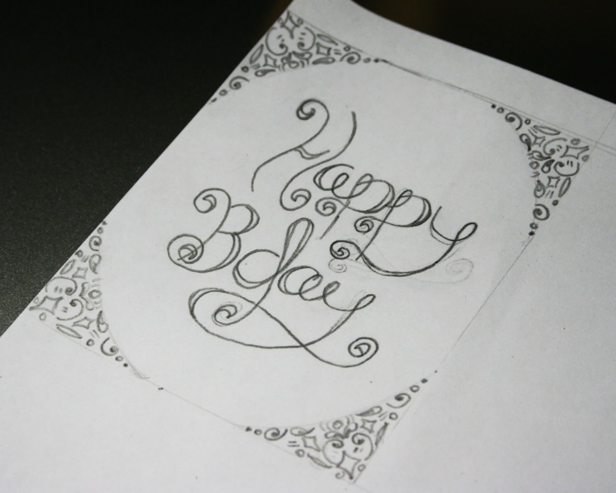 Drawing Birthday Card Ideas Drawing Birthday Card Ideas How To Draw A Birthday Card Gangcraft