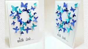 Easy Birthday Card Ideas For Friends Butterfly Greeting Card Design Making Ideas Tutorial Easy For Friend For Mom Diy Birthday Card