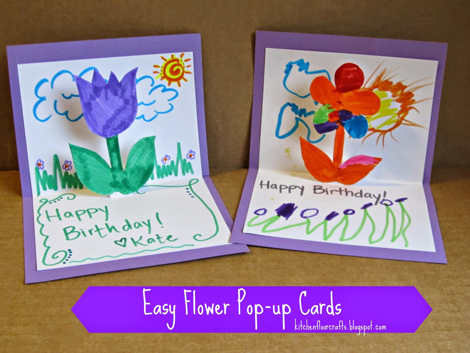 Easy Birthday Card Ideas For Kids Funny Homemade Birthday For Mom Card Ideas From Daughter Envelopes