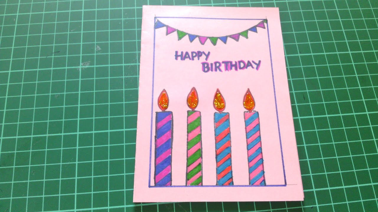Easy Birthday Card Ideas For Kids Happy Birthday Cards For Friends Handmade