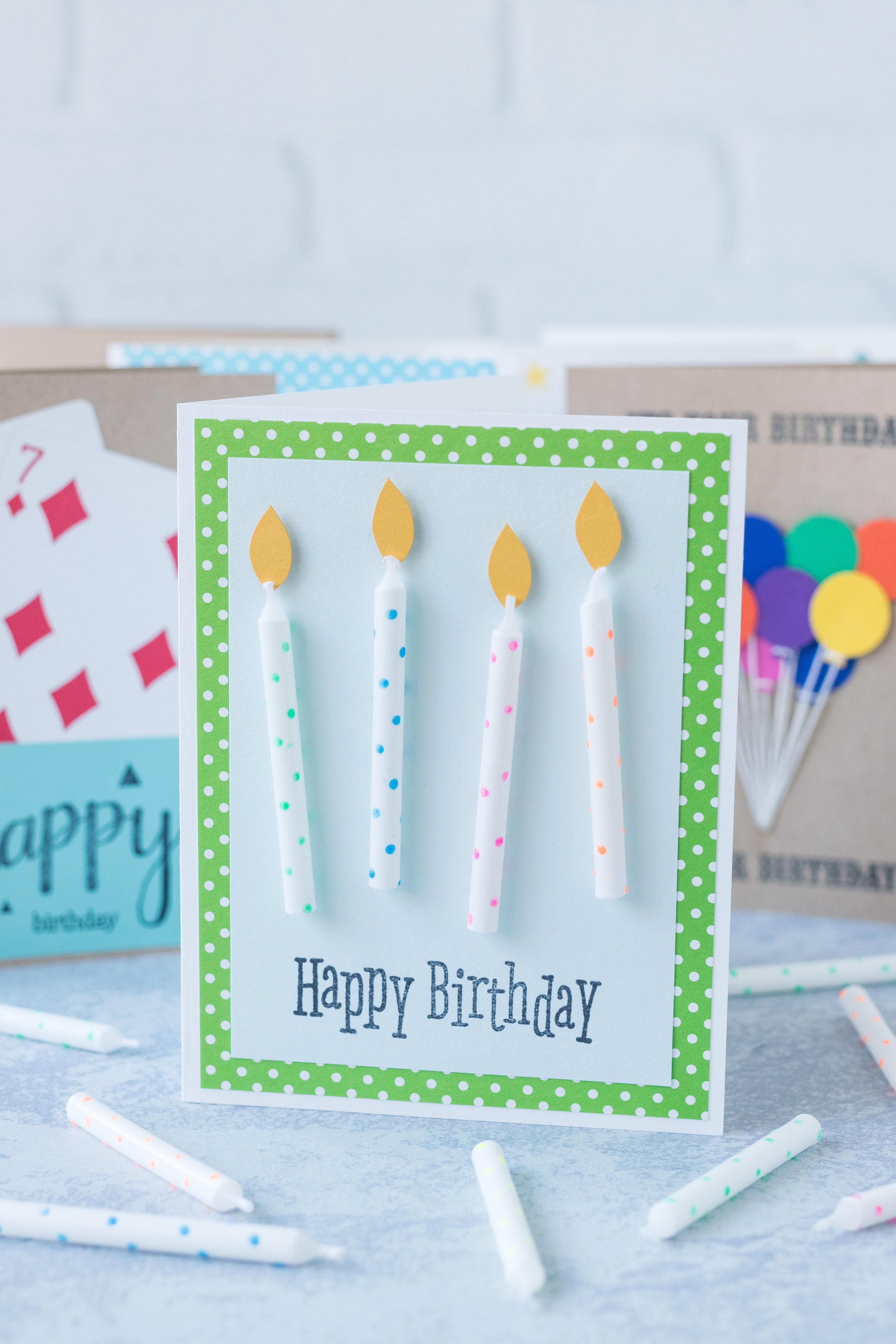 Easy Handmade Birthday Card Ideas 10 Simple Diy Birthday Cards Rose Clearfield