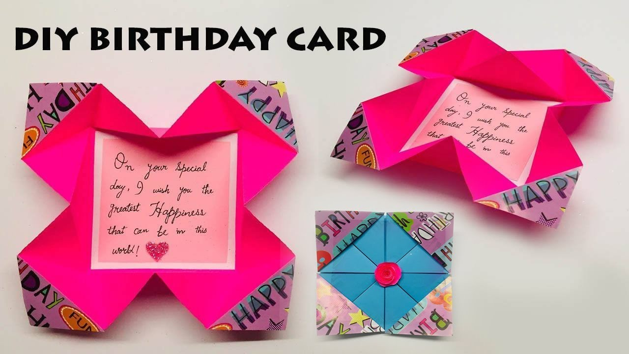 Easy To Make Birthday Card Ideas How To Make Easy Birthday Card Card Making Ideas Birthday Card Ideas