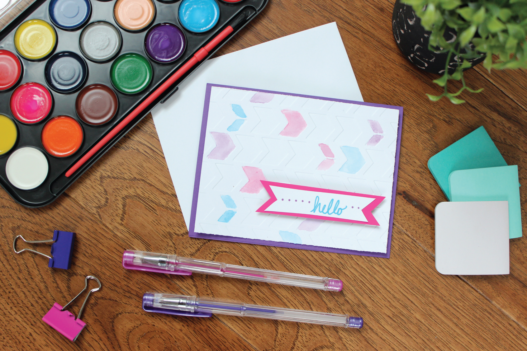 Embossed Birthday Card Ideas Diy Watercolor Cards With Embossed Detail Darice