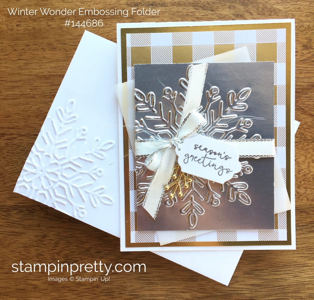 Embossed Birthday Card Ideas Winter Wonder Dazzling Card Idea Stampin Pretty
