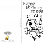 Exelent Printable Happy Birthday Cards Diy Free Printable Birthday Card For Kids To Decorate And Scaled printable happy birthday cards|craftsite.info