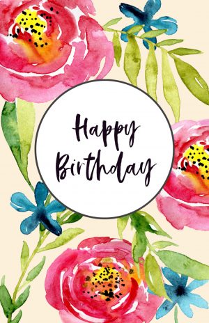 Fine Printable Happy Birthday Cards Happy Birthday Card 4 printable happy birthday cards|craftsite.info