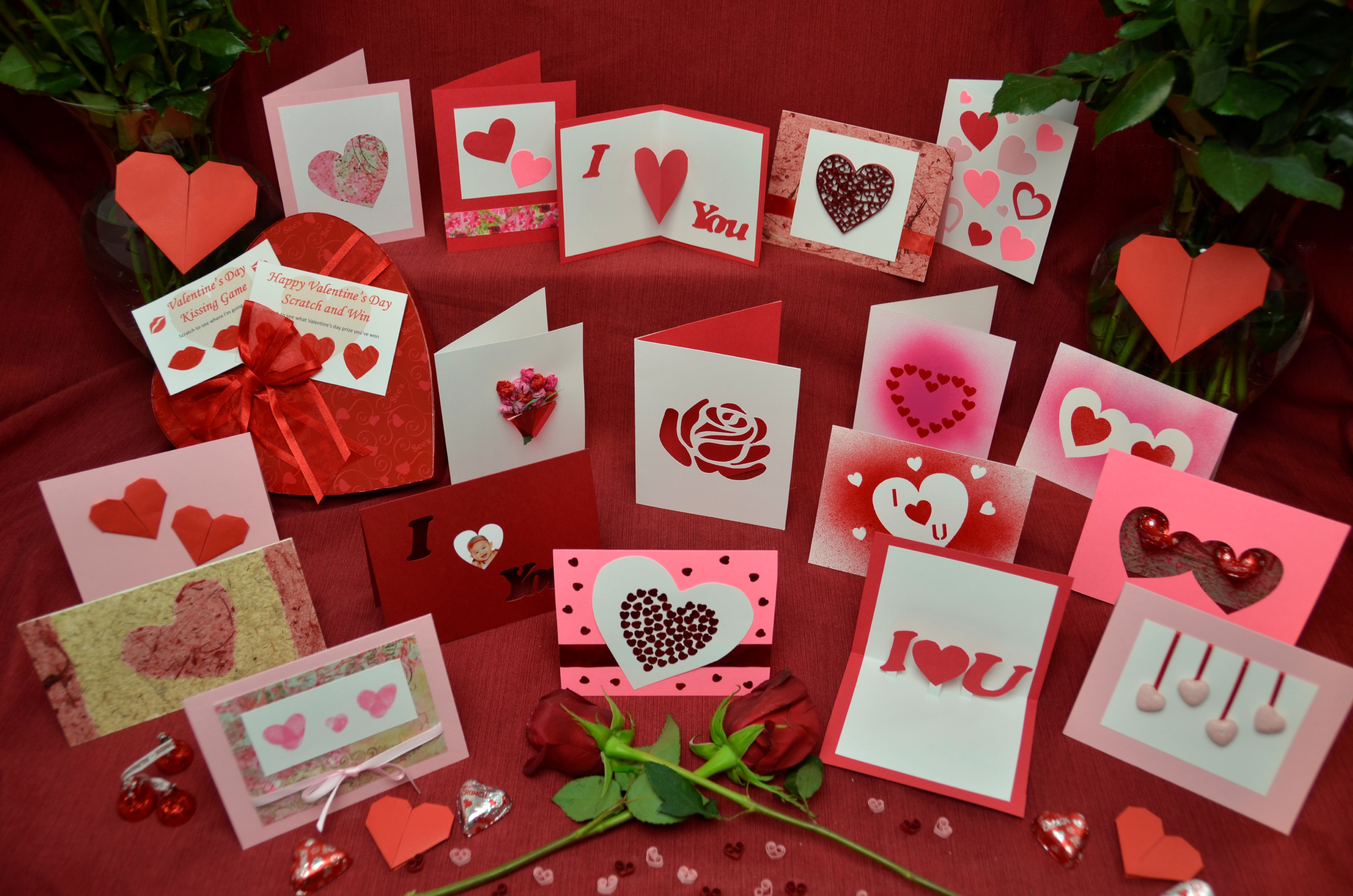Finger Paint Birthday Card Ideas Top 10 Ideas For Valentines Day Cards Creative Pop Up Cards