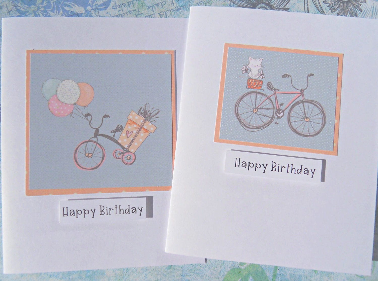 First Birthday Card Ideas Bike Birthday Cards 2 Birthday Cards Kids Birthday Cards First Birthday Celebration Kitten Card Balloon Card Kbbc